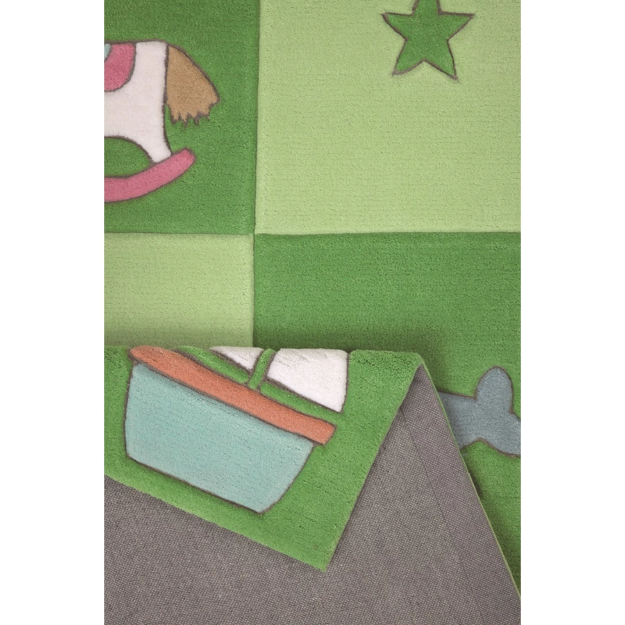 Smart Kids Kinderteppich Newborn grün