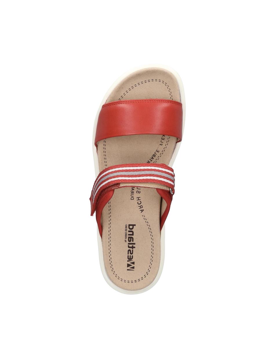 Sandale Albi 04, rot-kombi