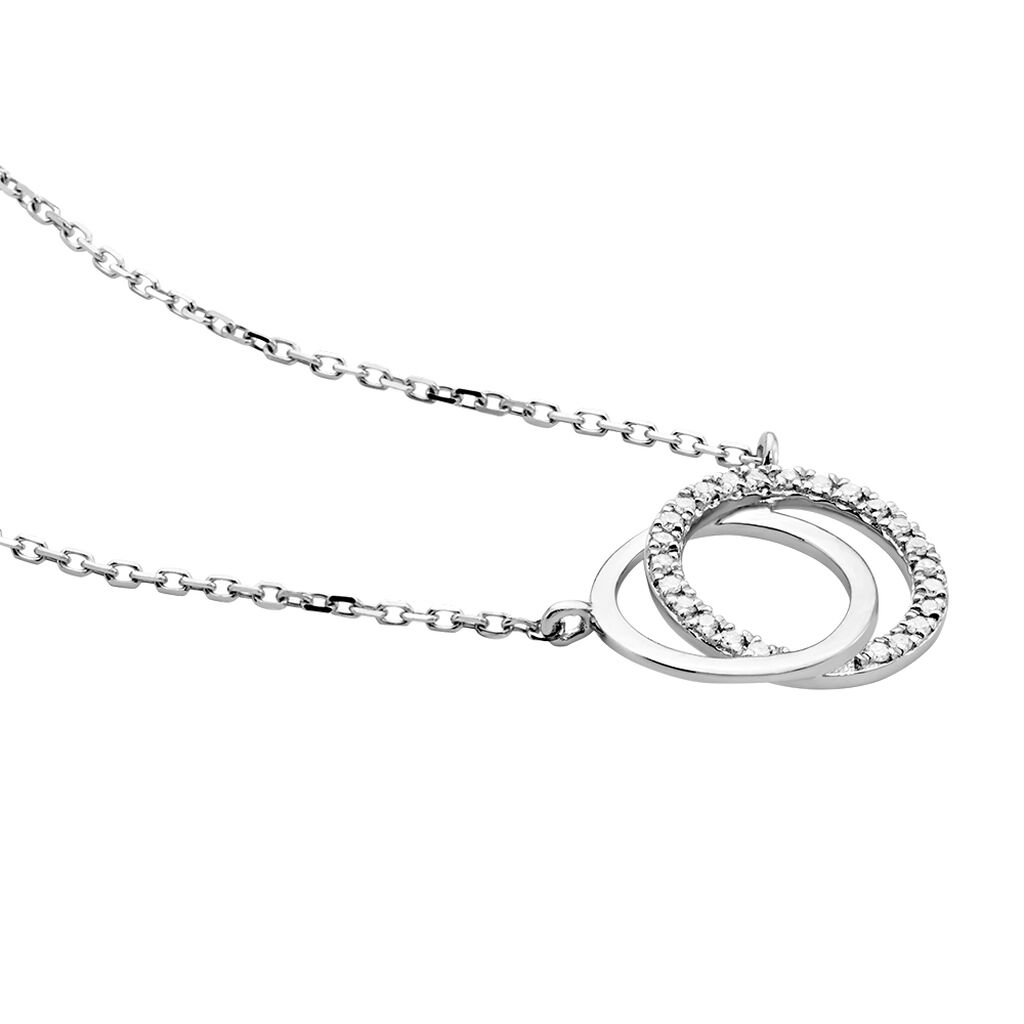 Collier Or Blanc Tresha Diamants