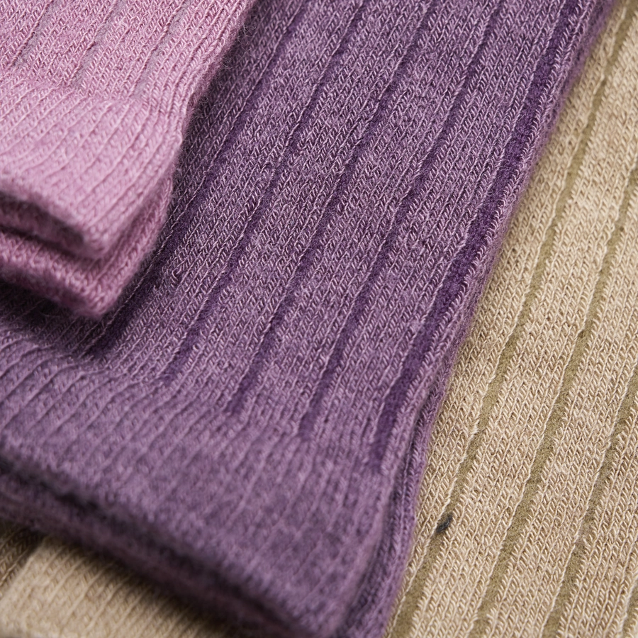Minymo Wollsocken 3er Pack Orchid Haze