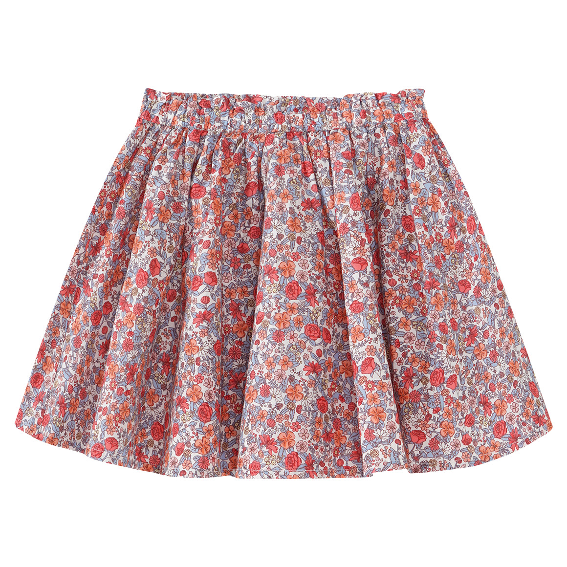 Topolino Mädchen Rock im Millefleur-Design pink / hellblau / apricot