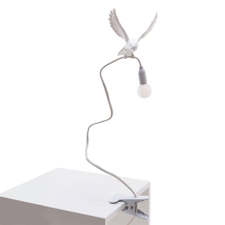 Seletti Sparrow Landing klemlamp