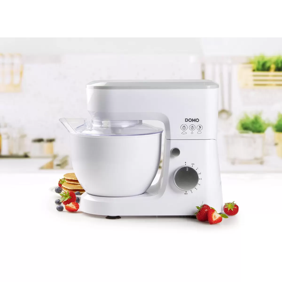 Küchenmaschine Domo DO9241KR weiss