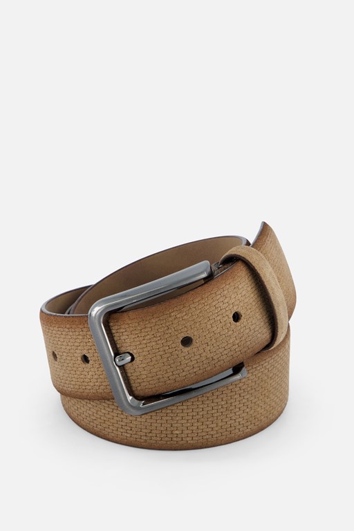 Ziengs Riem bruin Suede