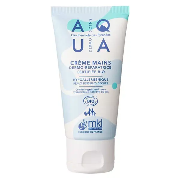 MKL Green Nature - Aqua : Crème Mains Dermo-Réparatrice BIO** 50ml