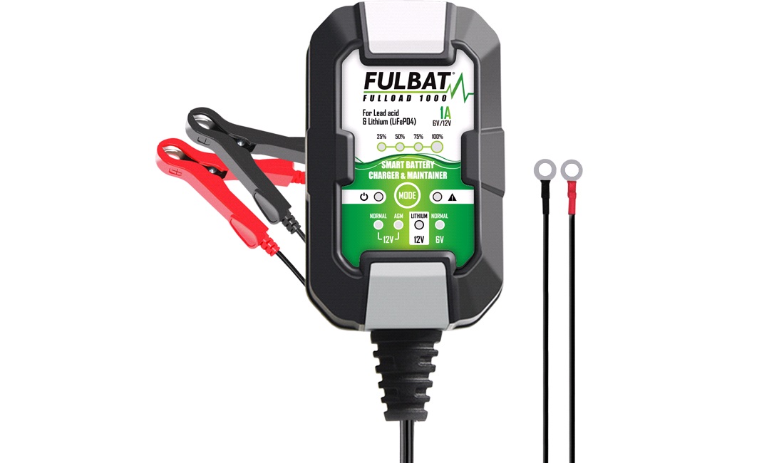 Fulbat Fulload 1000 6/12V 1A Batterilader