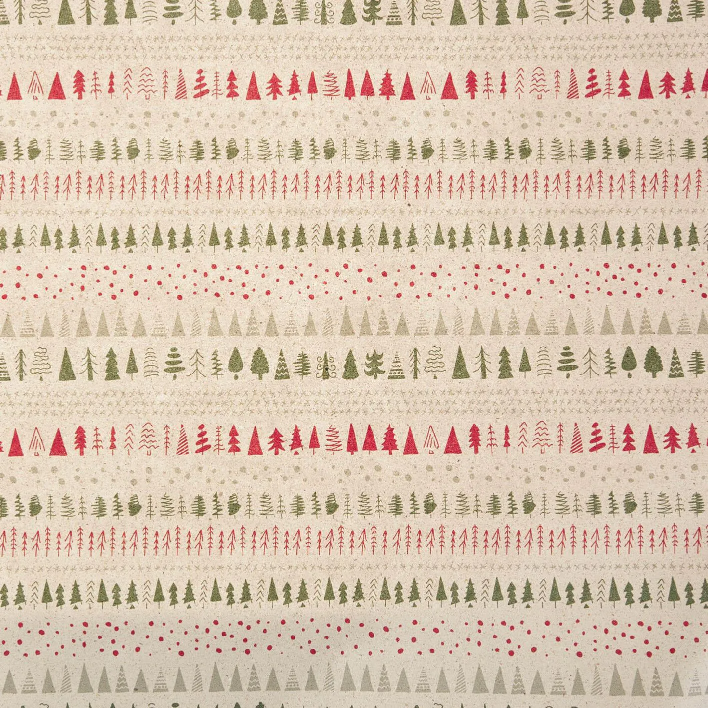 Geschenkpapier Graspapier, Bäume/creme, 1 x 3 m