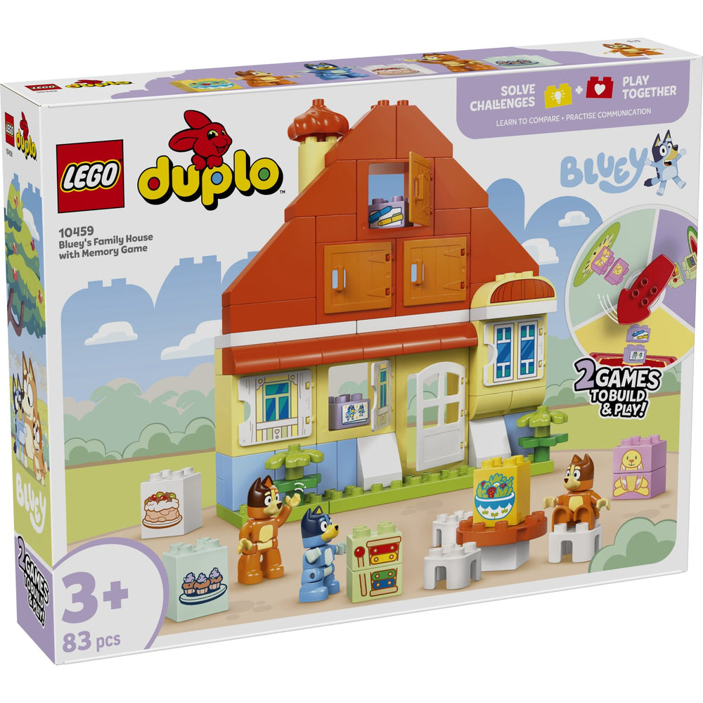 Køb LEGO® DUPLO Bluey - Blueys Families Hus Med Huskespil 10459