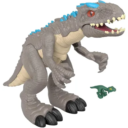 Mattel Imaginext Jurassic World Schleuderaction Indominus Rex-Dinosaurier