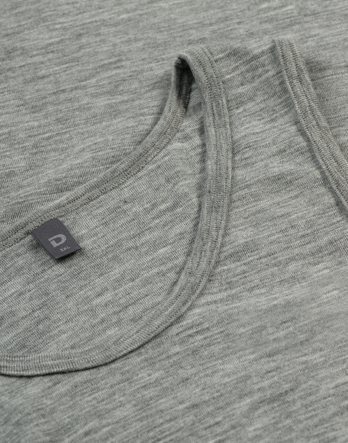 Plus size tanktop van merinowol voor heren