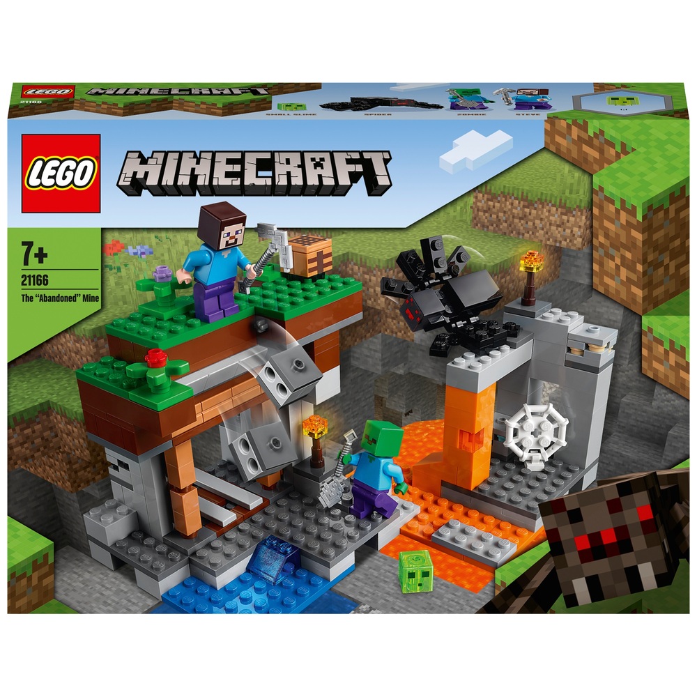 LEGO Minecraft 21166 Das verlassene Bergwerk-Set mit Figuren