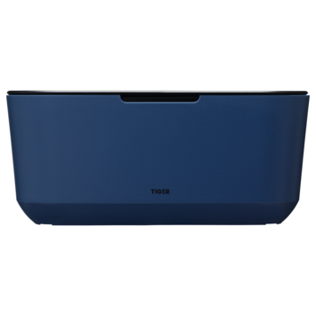 Tiger Opbergbox TESS met deksel blauw/zwart