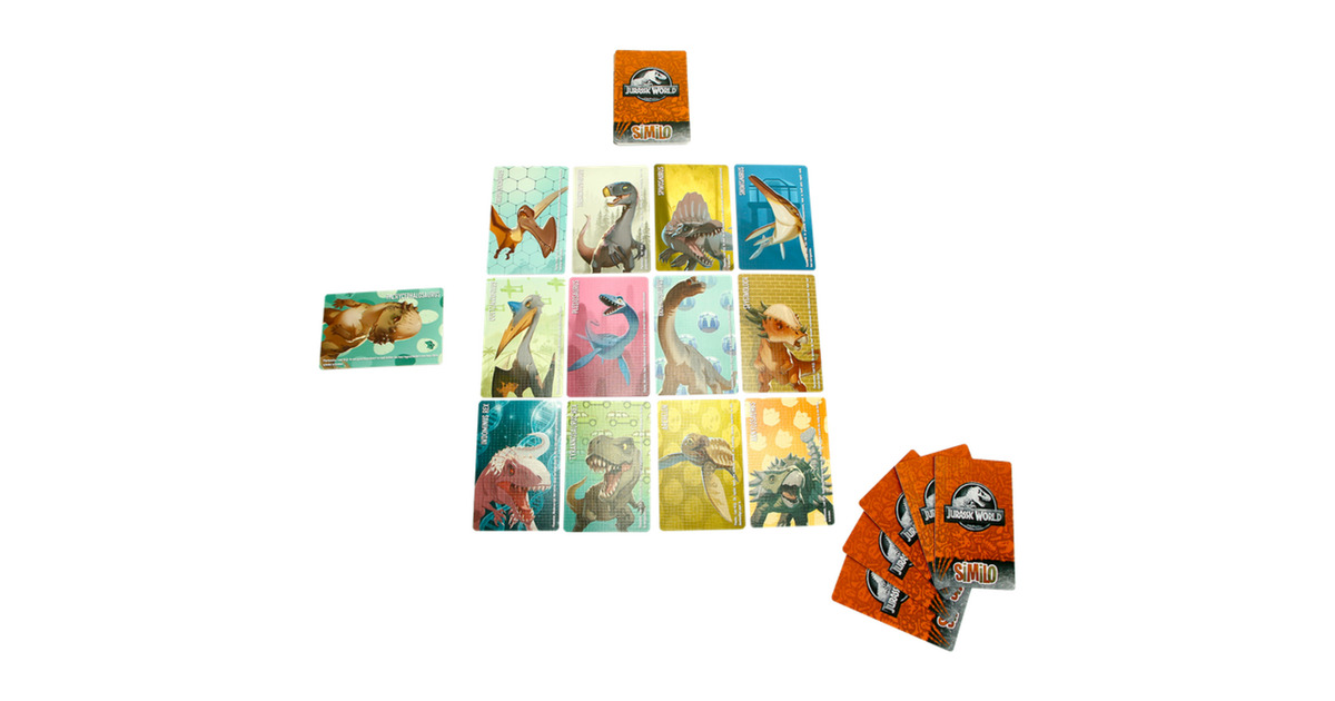 999 GamesSimilo: Jurassic World Kaartspel  (Nederlands, 2 - 8 spelers, 10 minuten, vanaf 7 jaar)