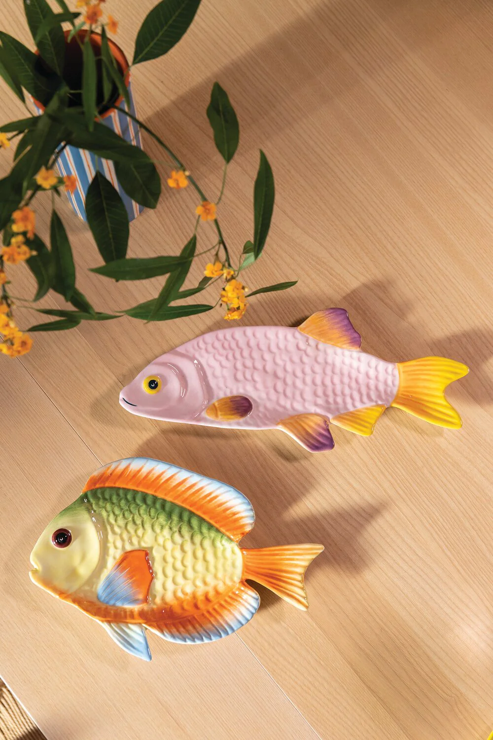 &Klevering  Snapper fad, multi - L31,5 cm.