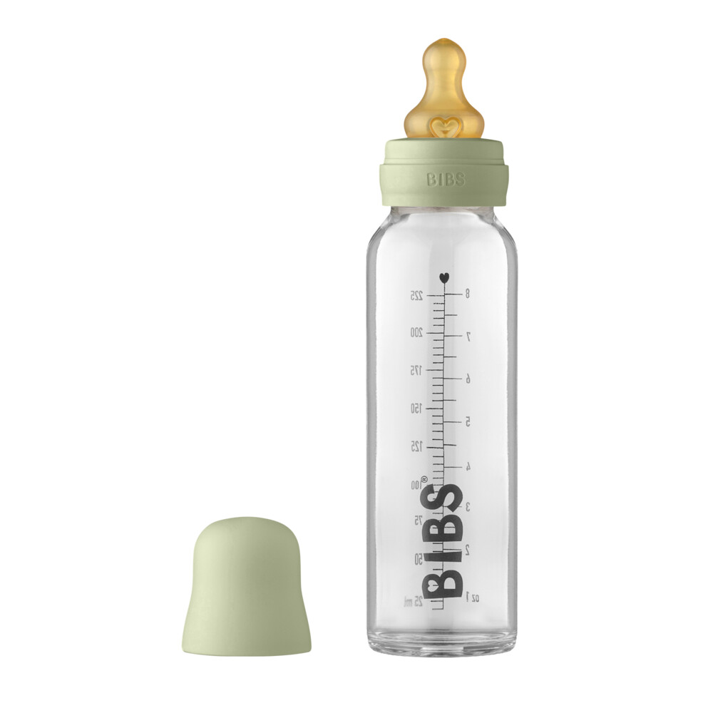 Bibs Glazen Babyfles Complete Set Sage225 ml