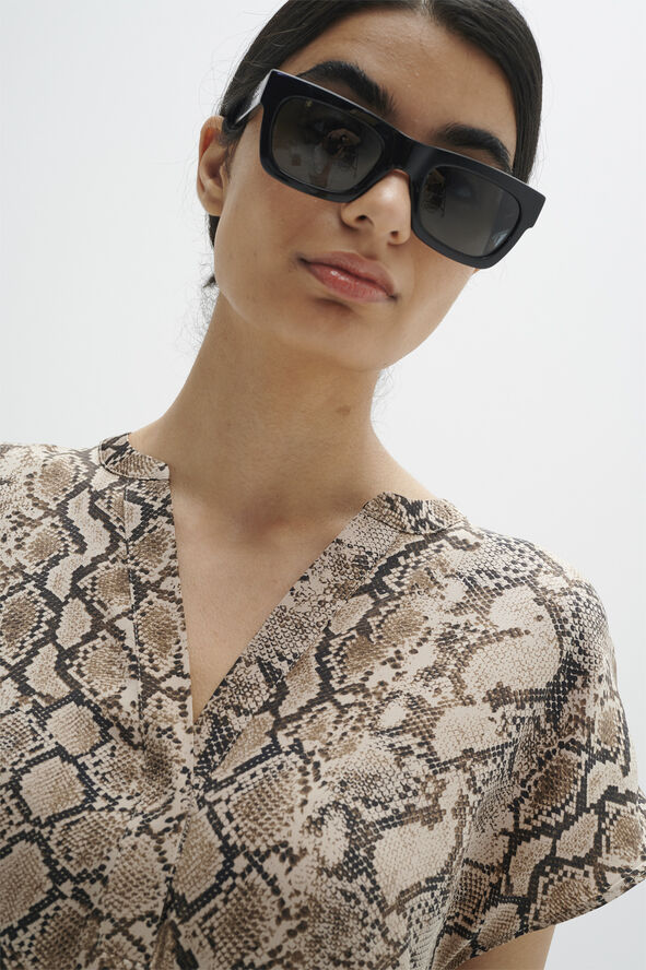 InWear LiraIW Print Top Premium Structure snake print