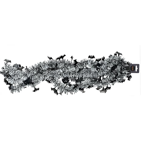 Halloween lametta guirlande 3 meter - flere varianter - assorteret