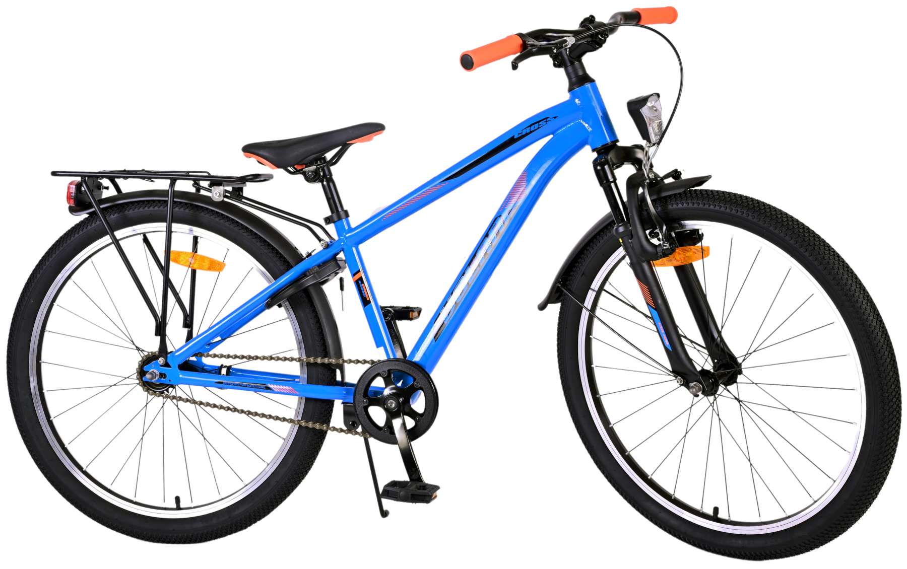 TPFSports Cross Kinderfahrrad - Jungen - Rücktritt + Handbremse - 24 Zoll - Blau