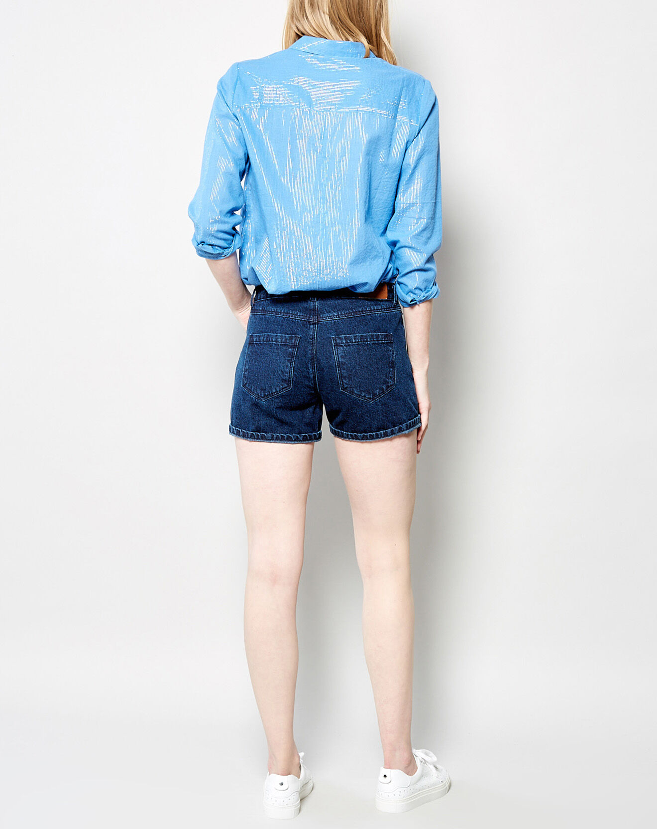 Karl Marc John Short en Jean Iceland bleu
