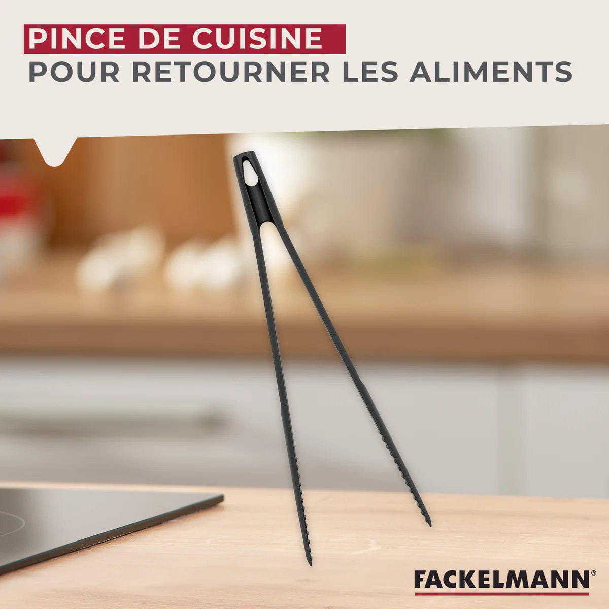 Pince de cuisine multifonction 31,1 cm Basic Fackelmann