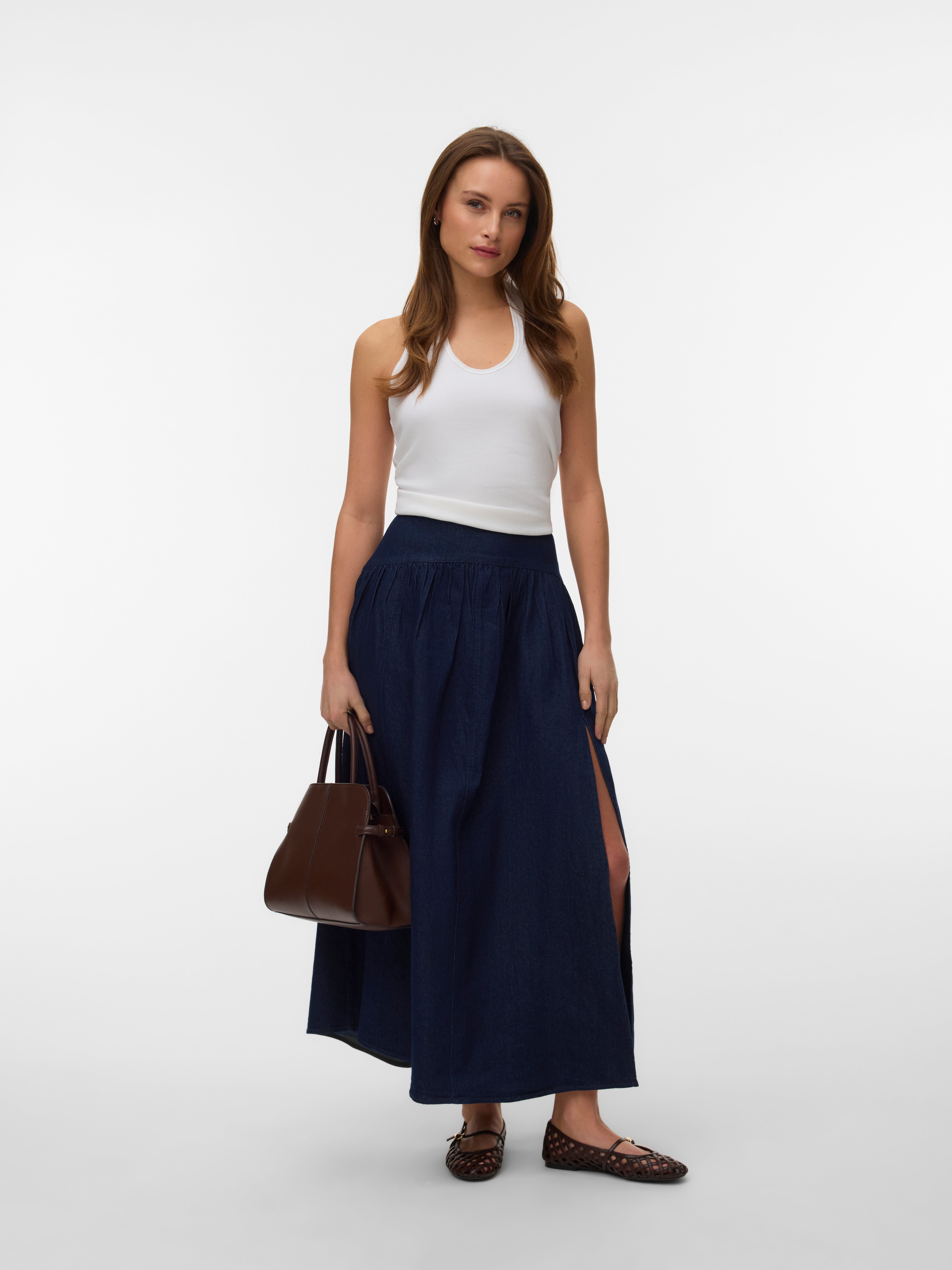 VMLEAH High waist Lange rok