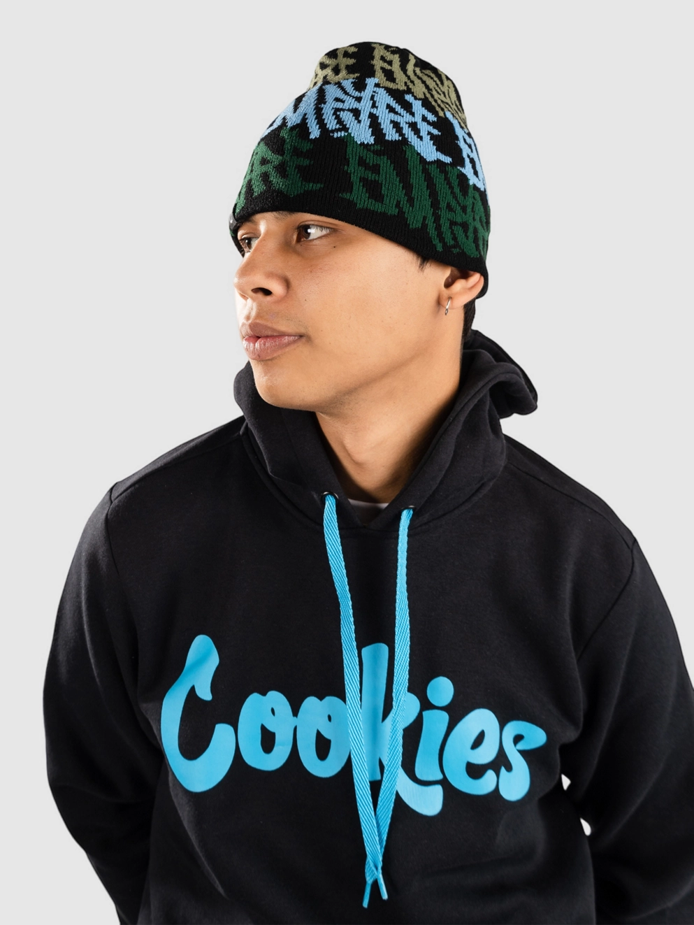 Empyre Thrown Skully Beanie black