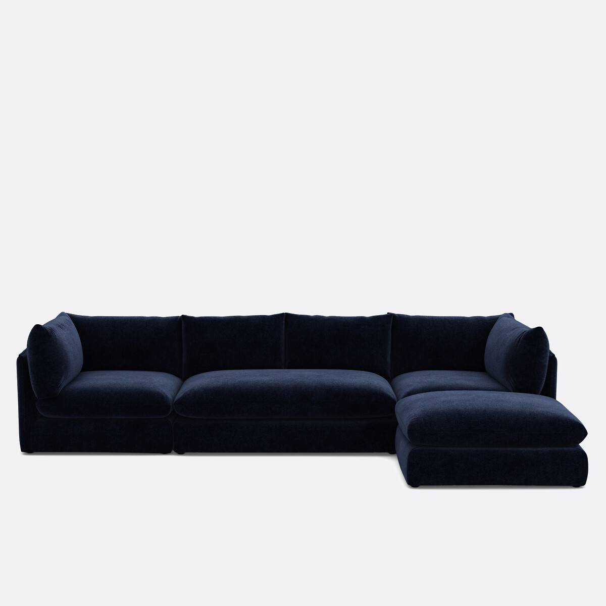 LA REDOUTE INTERIEURS<br>Sofá modular de 2 lugares. poliéster manchado, Malo
