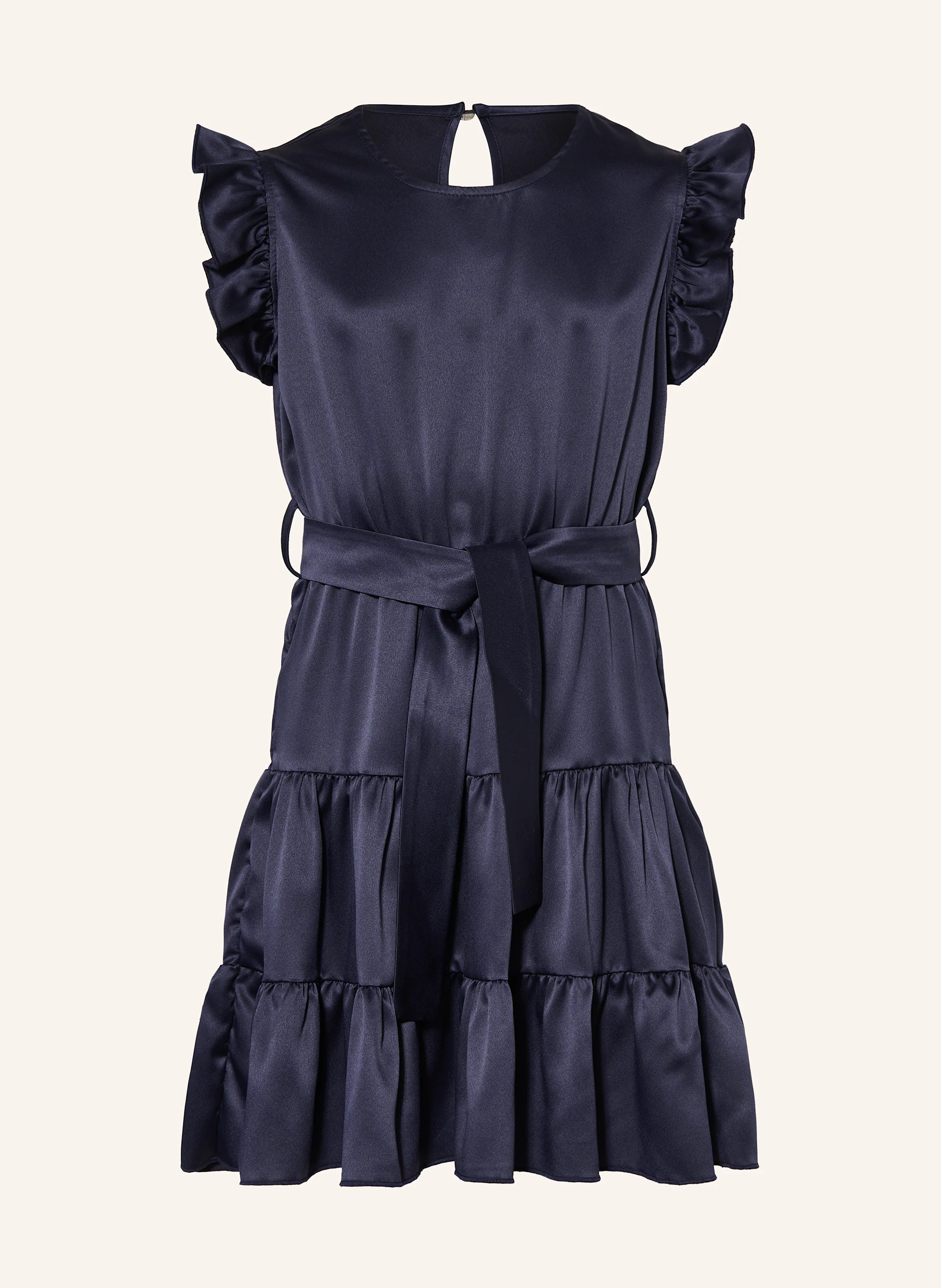 BLUE EFFECT Satinkleid