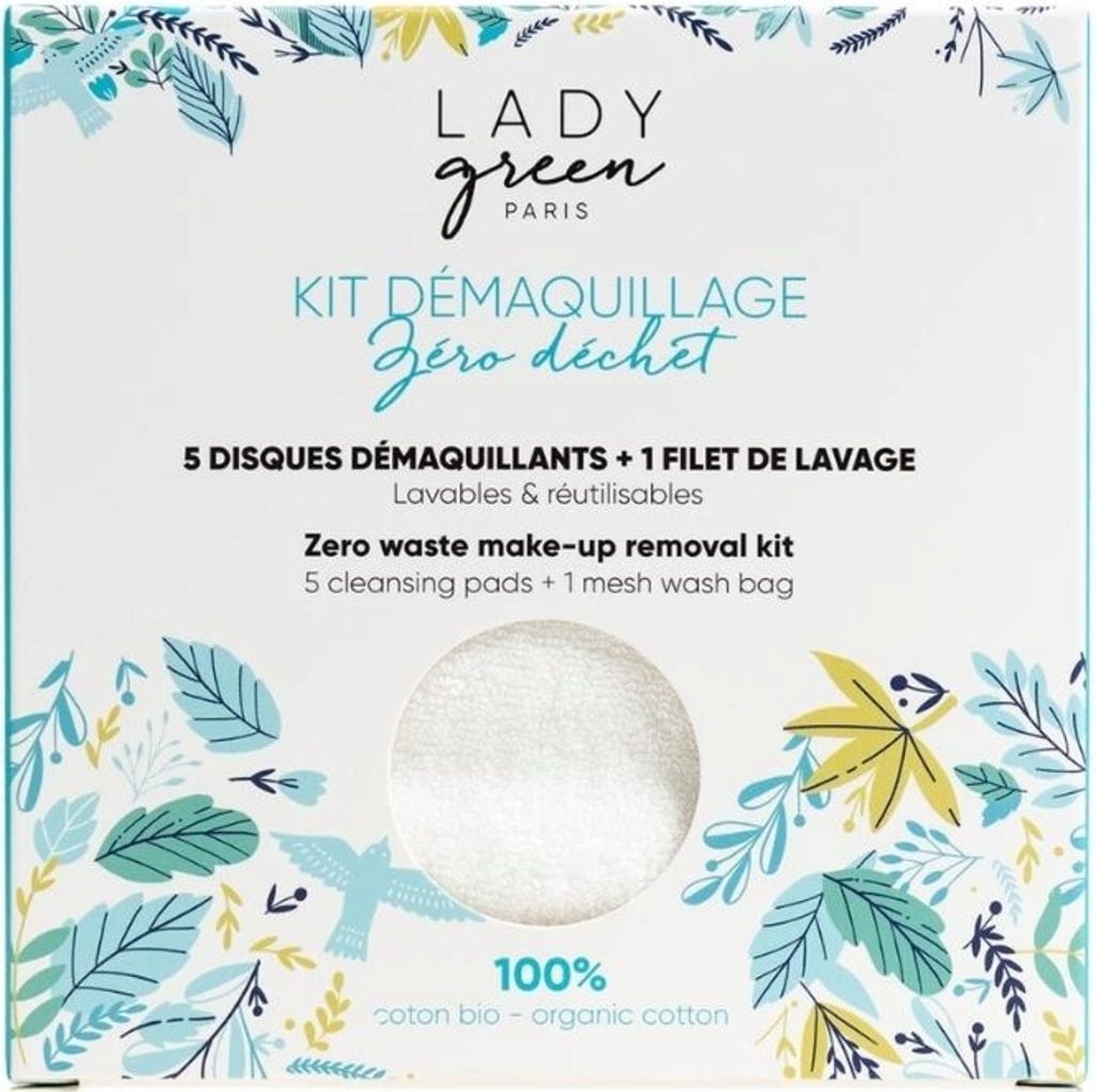 Lady Green  Zero Waste Make-up Removal Kit