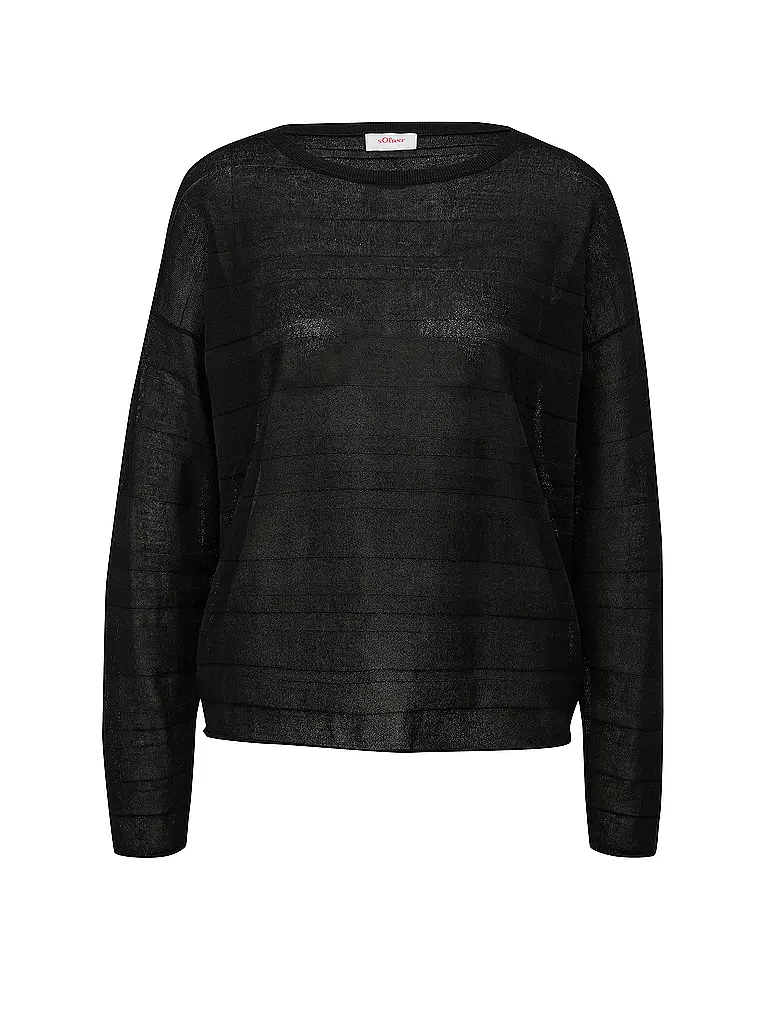 S.OLIVER Pullover schwarz