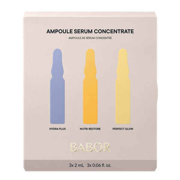 Babor Ampoule Concentrates 3er Set Hydra, Nutri Restore, Perfect Glow 3x2ml