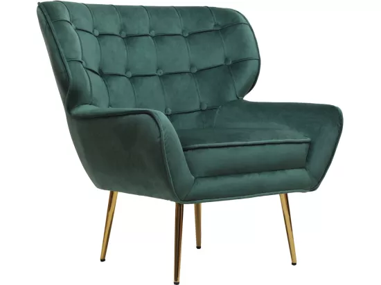 Fauteuil en velours 