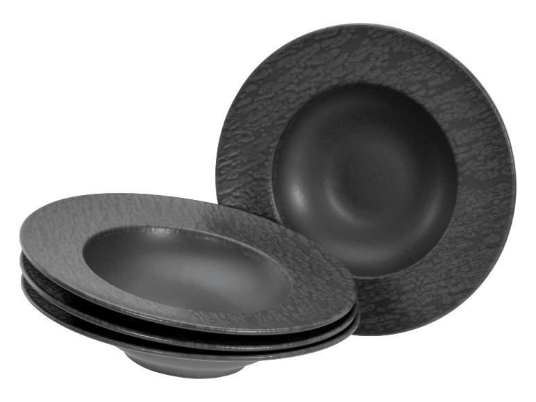 Serviesset Leisteen Black