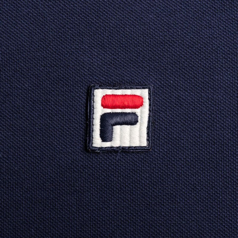 FILA Polo Matcho - Bleu Marine/Blanc