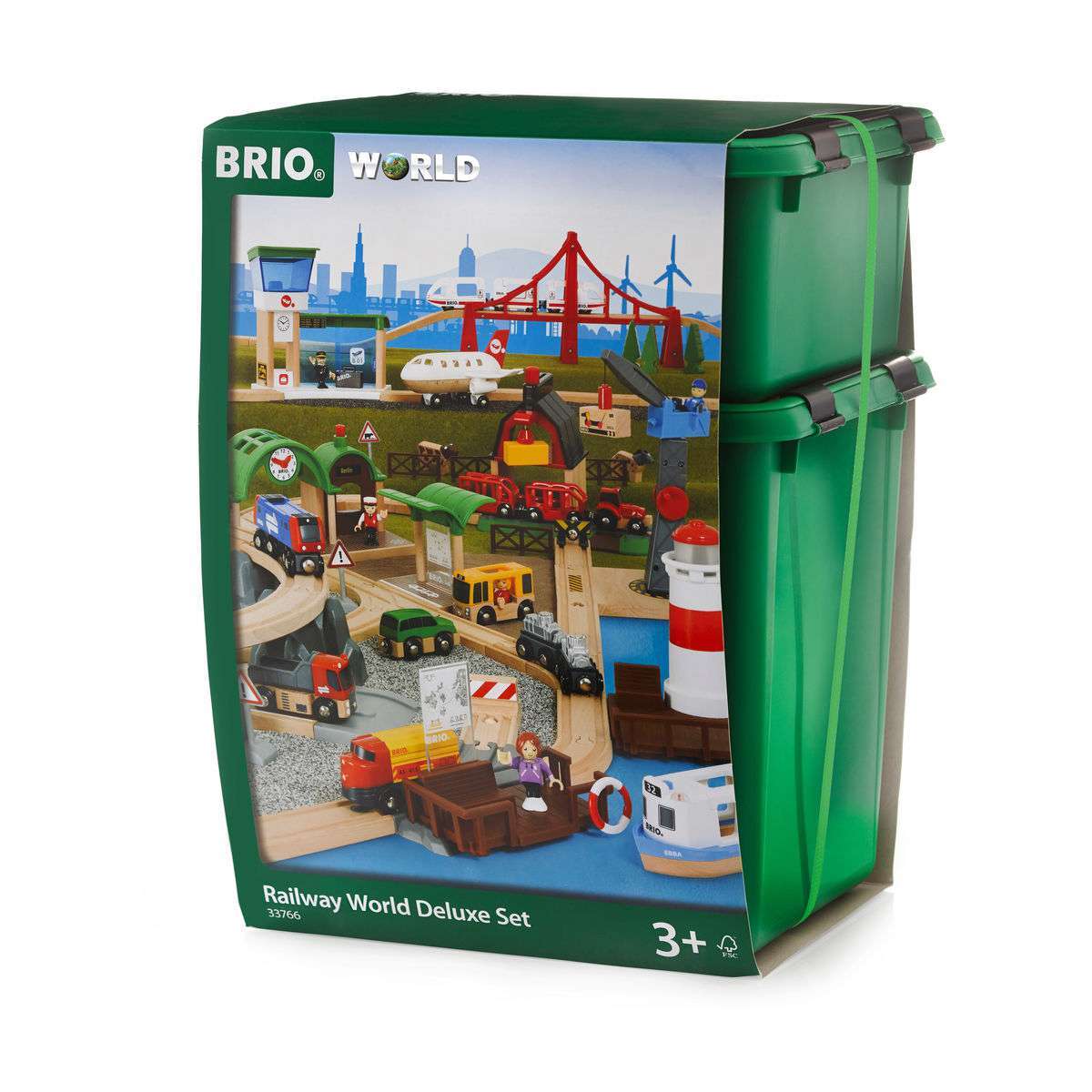 BRIO Spiel Großes Premium Set in Kunststoffboxen
