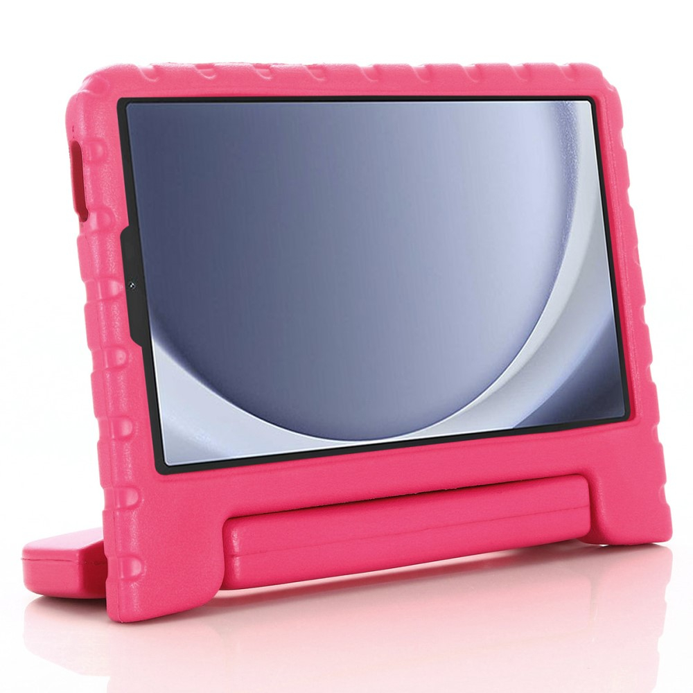 Samsung Galaxy Tab A11 / A9 Stossfeste Kinder Schaumstoff Hülle   Griff   Standfunktion - Pink