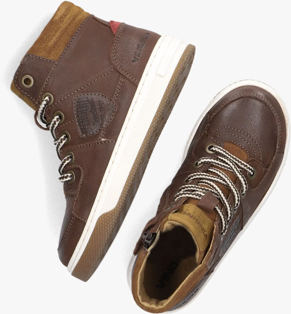 VINGINO bruine vingino hoge sneaker sil mid