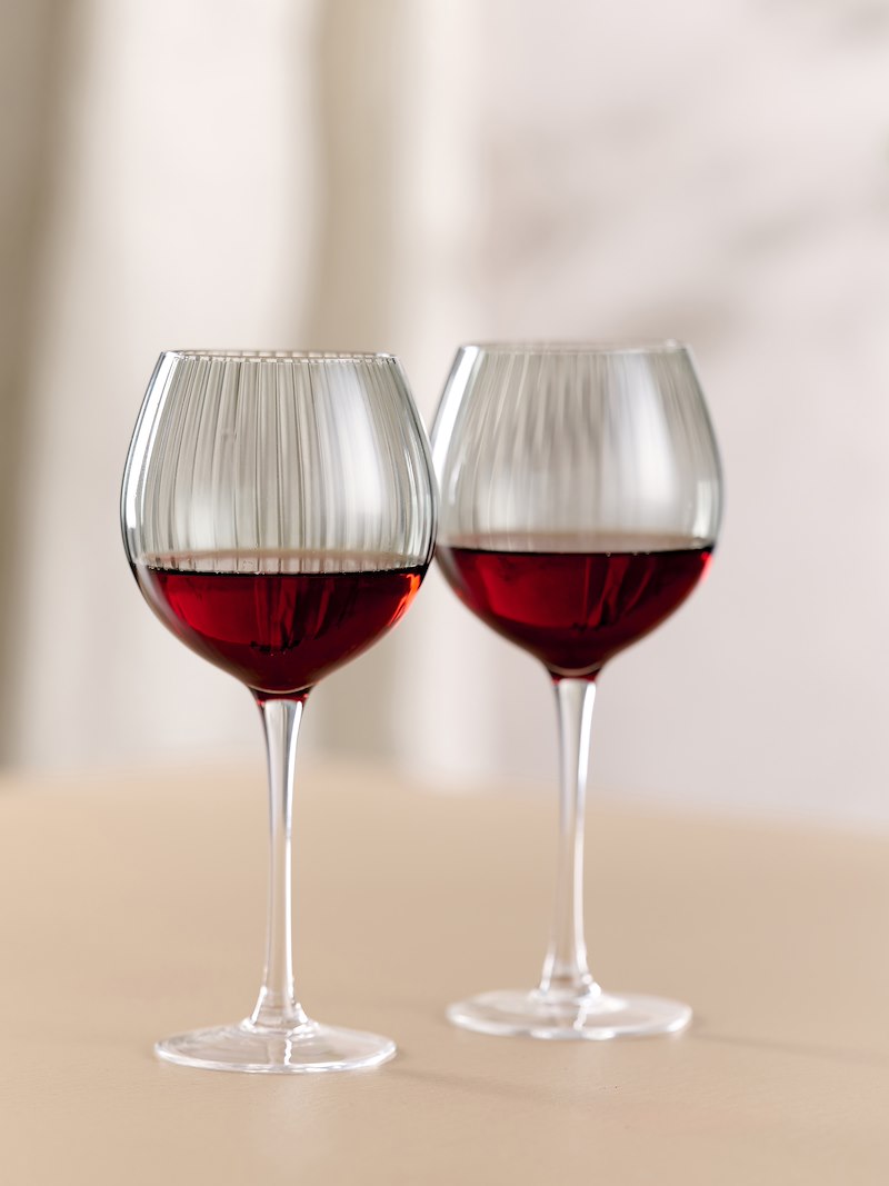 Bartlett vinglass 4pk Farget glass med stett, 3 Assorterte farger. 55 cl.