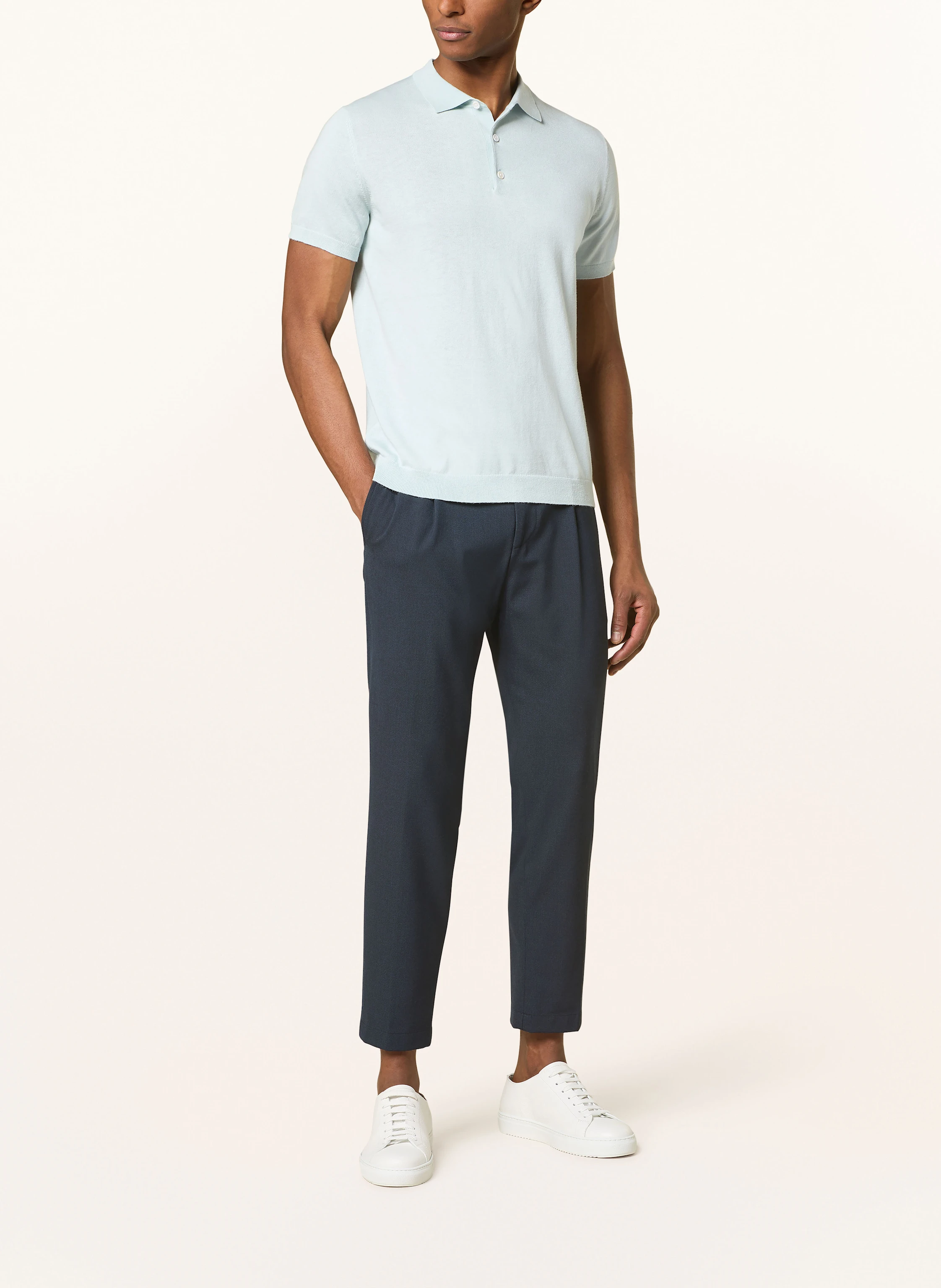 STROKESMAN'S Strick-Poloshirt