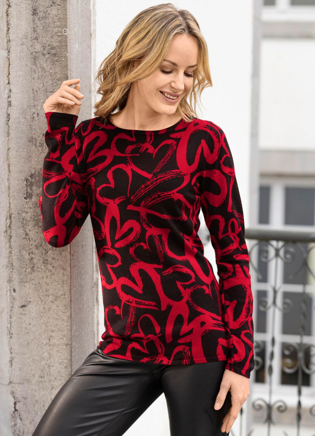 Pullover mit viel Herz