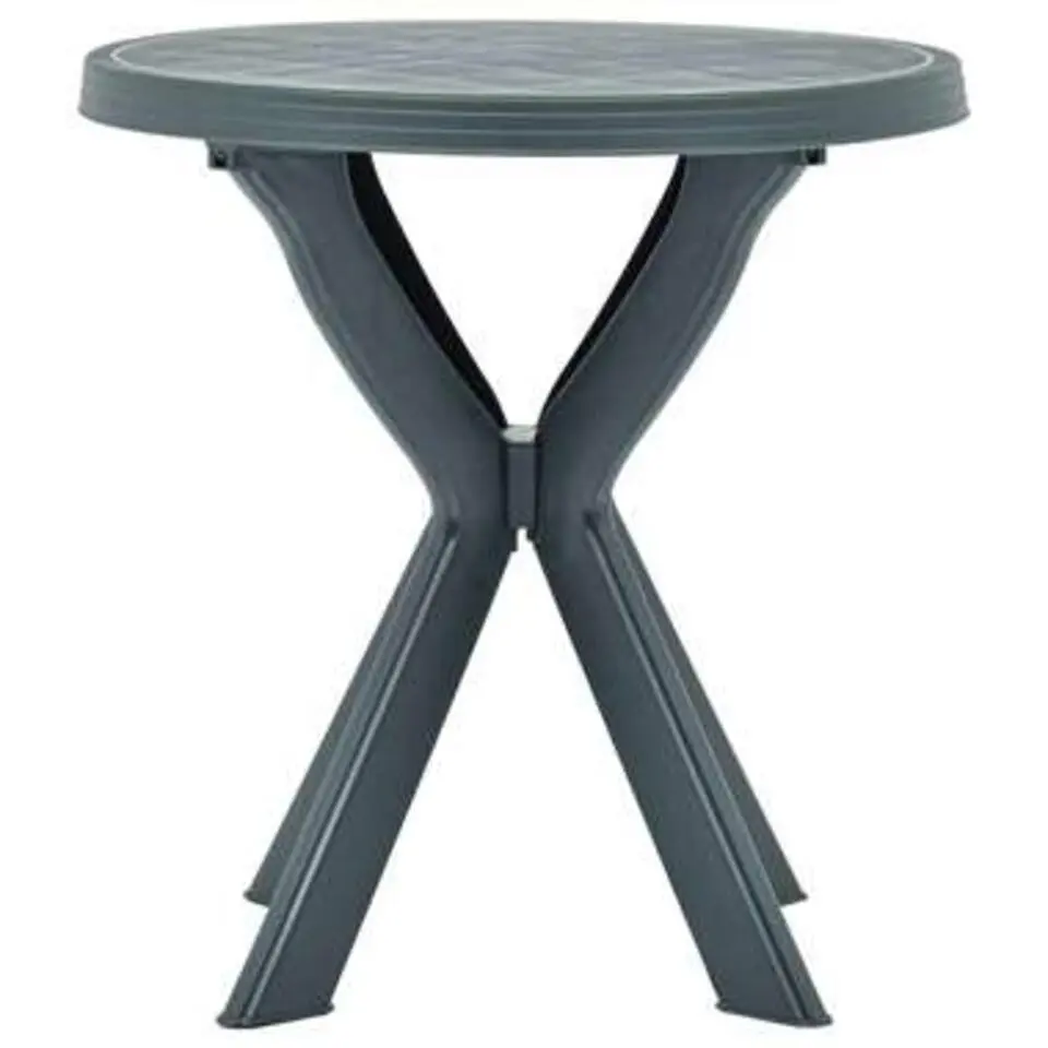 vidaXL - Tuintafel - Groen - Kunststof