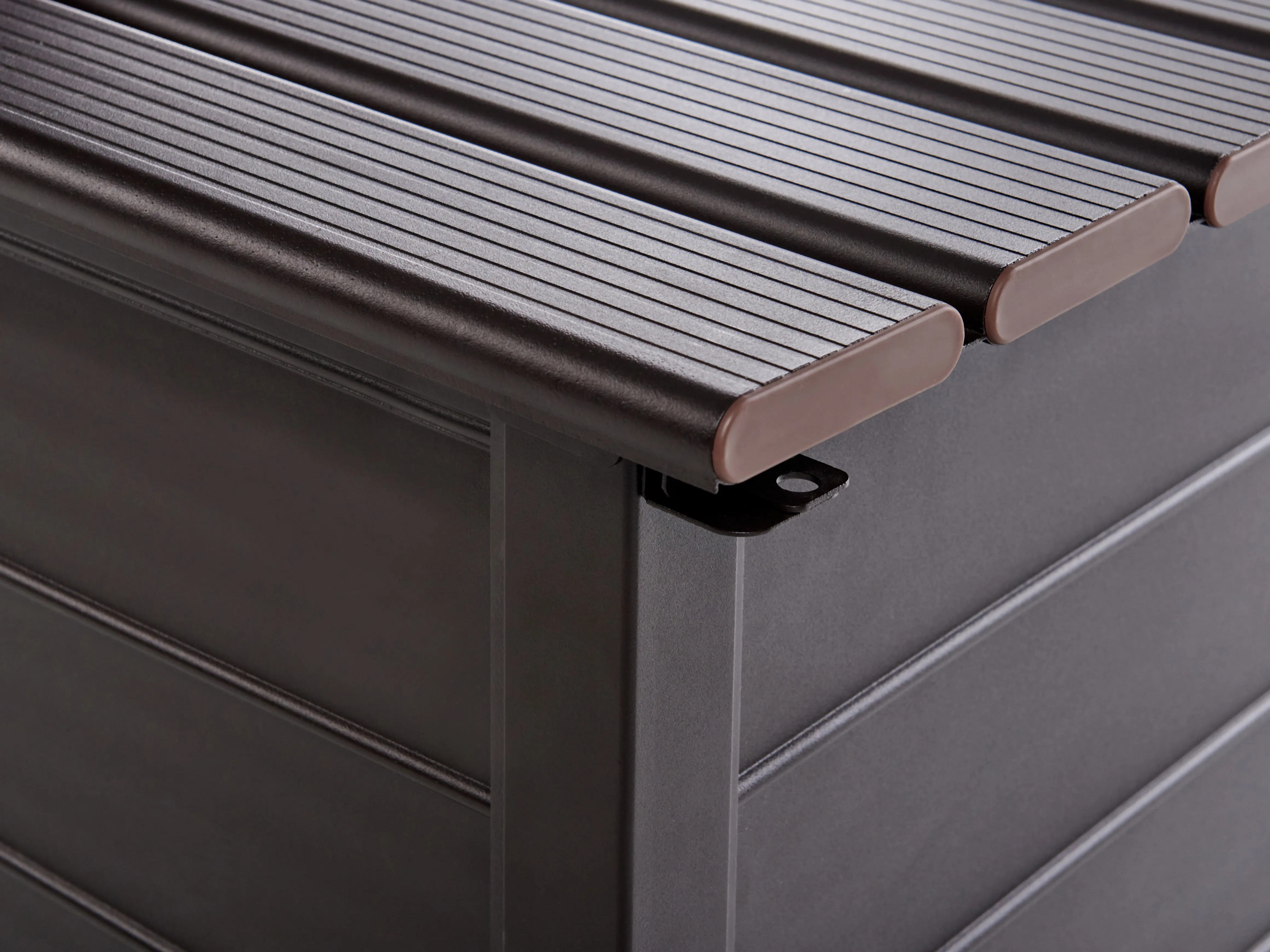 Kussenbox CAMPALTO 123 cm 60 cm Donkerbruin