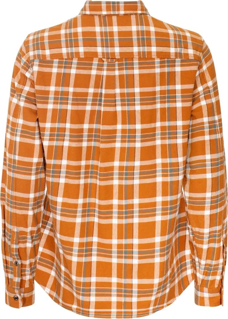Urberg Flannel Ls W Strap Shirt Wmn Glazed Ginger