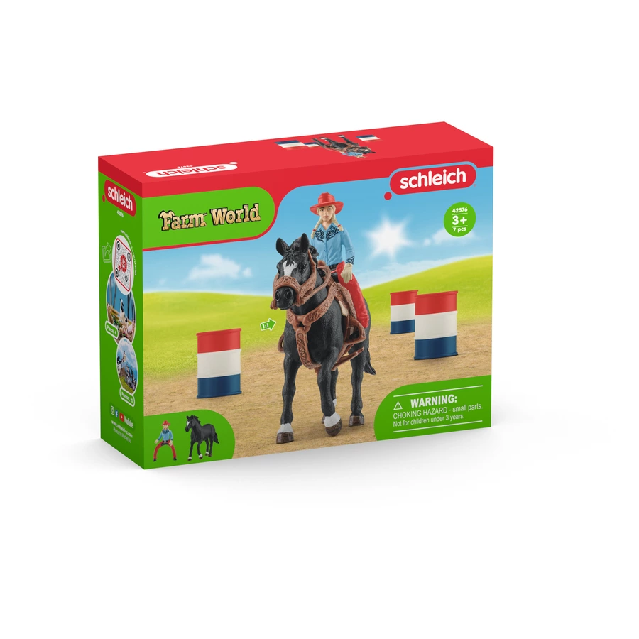 schleich® Barrel Racing mit Cowgirl 42576