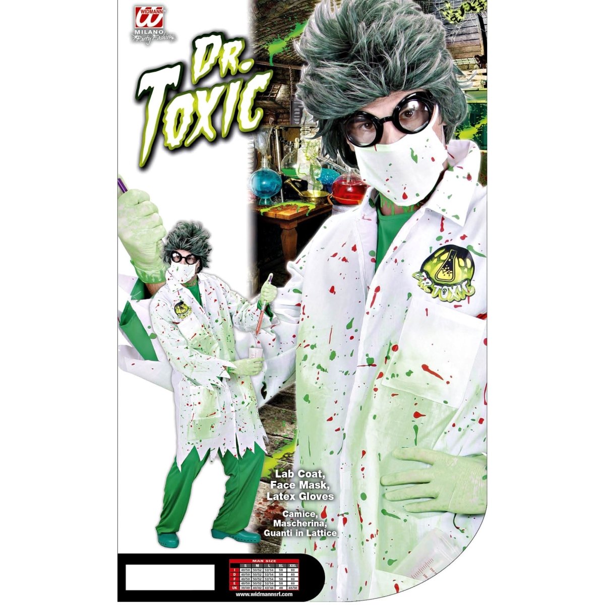 Dokter Kostuum Heren Toxic