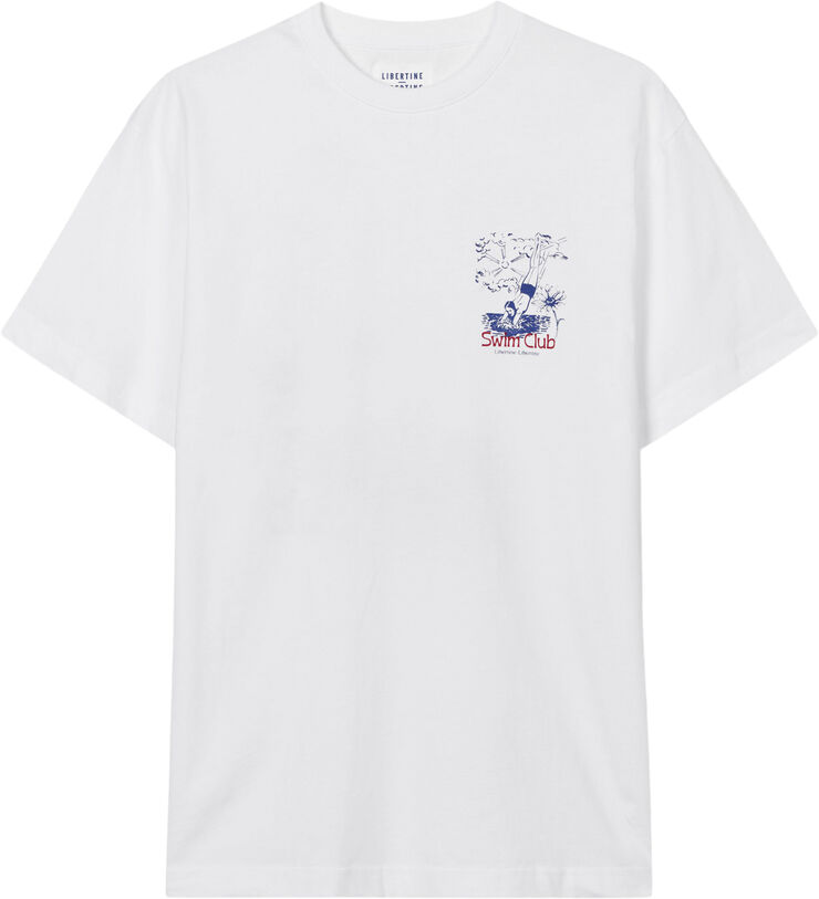 Libertine-Libertine Beat Swim Club Splash Hvid