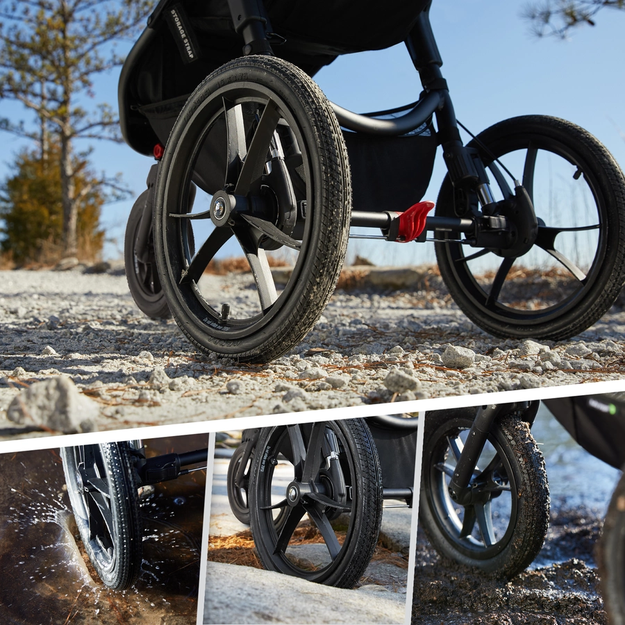baby jogger Sportwagen Summit X3 in Midnight Black inklusive Wetterschutz
