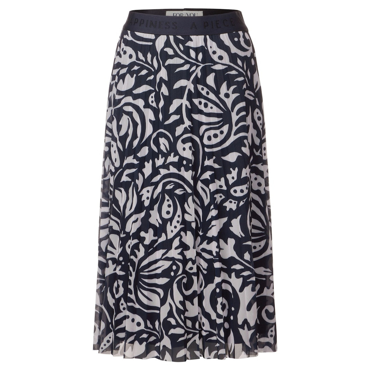 Street One Mesh Plissée Skirt_print