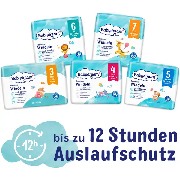 Premium Windeln Größe 6 XL, 32 Stück, 14-20 kg