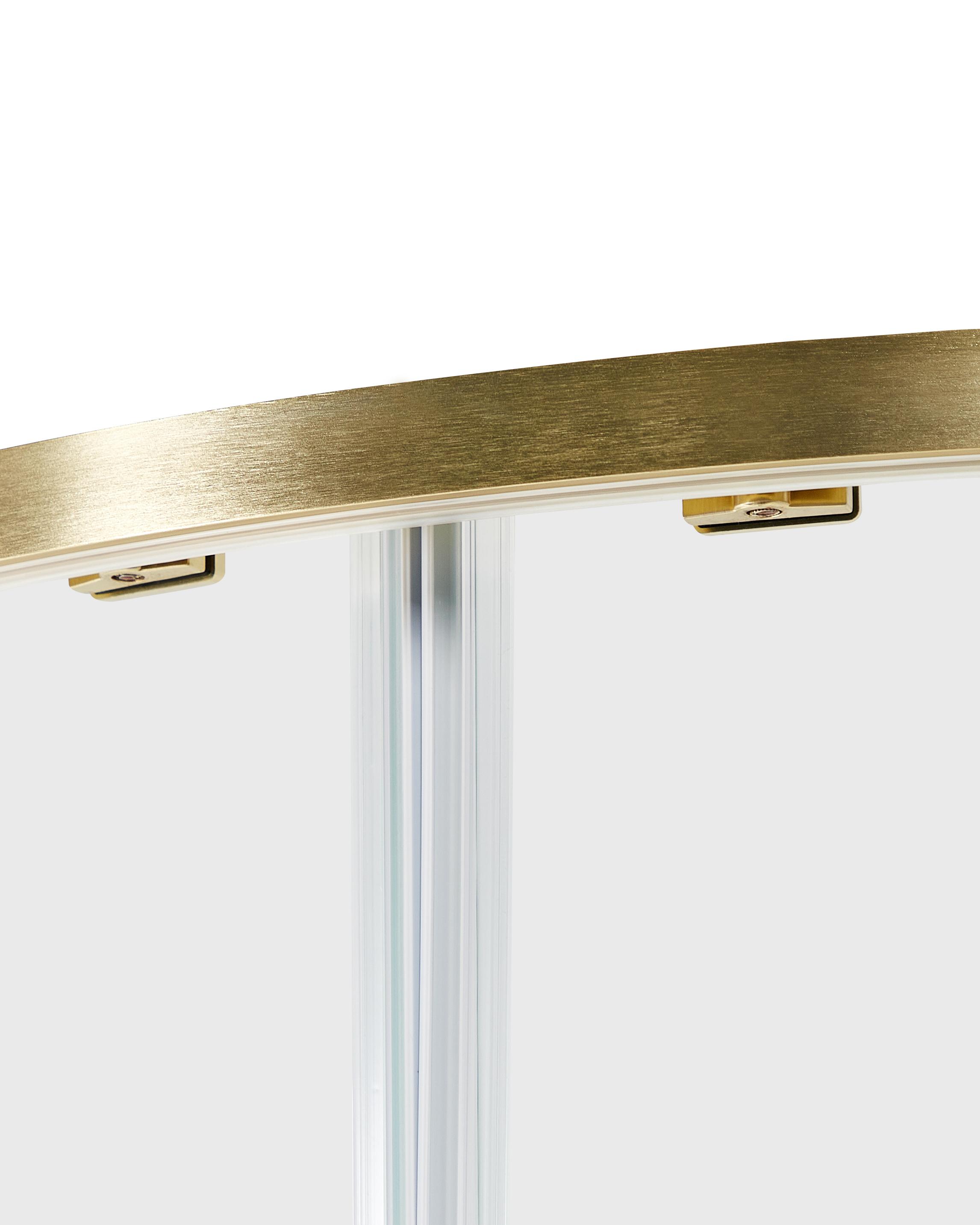 Douchecabine JUKATAN 90 x 90 x 185 cm Goud